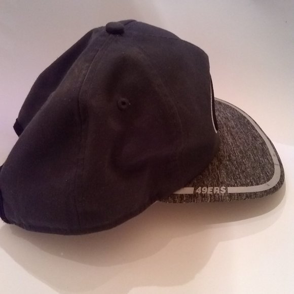 SAN FRANSISCO 49ers New Era 9 Fifthty  ADJUST Classic Gray FOOTBALL SEASON HAT.. - Picture 7 of 7